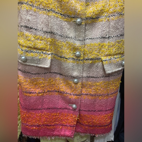 Anthropology Maeve Tweed Mini Dress sz10 - Picture 6 of 9